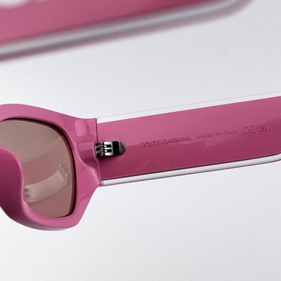 D&G DG6186 3262/5 Sunglasses Pink  Light Pink Mirror Silver Cat Eye Women main image 10